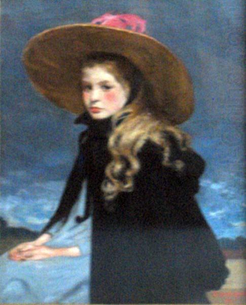 Henri Evenepoel Henriette with the large hat china oil painting image